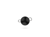 Tungsten Cheburashka Sinker - black